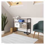 thumbnail of Portant vêtements KADRA sous combles étagères 100x85cm