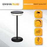 thumbnail of ENOVALITE LED Tischleuchte ELEDSO700115 2 W 2700 K warmweiß schwarz IP44