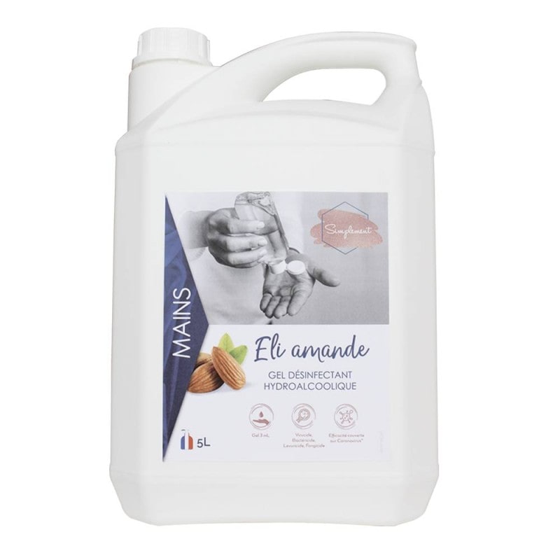 Gel hydroalcoolique ELI parfumé - Bidon 5l Amande - HYDRACHIM