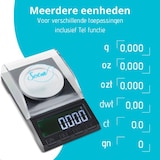 thumbnail of SOEM® Digitale Precisie Weegschaal 0,001 tot 50 gram Tarra functie - Pocket scale - Juweliers weegschaal - Sieraden weegschaal