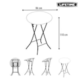 thumbnail of Lifetime® Statafel 110 cm hoog - Stevig Kunststof Ø 84 cm - Wit