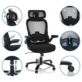 thumbnail of Schwerlaststuhl / Bürostuhl INSTRUCTOR SW I PRO - XXL Netzstoff / Stoff schwarz hjh OFFICE