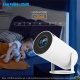 thumbnail of Mini Videoprojecteur Android 11 120 Lumens Portable Avec WIFI6 Et BT5.0 Blanc YONIS