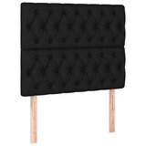 thumbnail of vidaXL Boxspringbett mit Matratze & LED Schwarz 120x200 cm Stoff