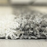 thumbnail of Teppich Waschbar Shaggy Kariert Kuschelig Strapazierfähig Schlafzimmer Esszimmer Rund Hellgrau 200x200 cm – WATZMANN von Kadima Design