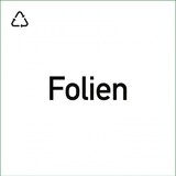 thumbnail of Wertstoffkennzeichnung "Folien", Kunststoff, 300x300 mm