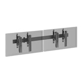 thumbnail of KIMEX - Support TV mural - Push Pull 2 écrans 45"-55" noir