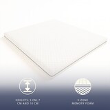 thumbnail of Topper Singolo 90x200 | Memory 9 Zone | 7 cm | Sfoderabile | Made in Italy