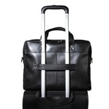 thumbnail of Exacompta cod. 17437E - Borsa in pelle nera per laptop, notebook, iPad, tablet e computer fino a 15,6 pollici