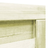 thumbnail of Puerta de valla madera de pino impregnada verde 100x125 cm