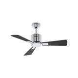 thumbnail of CasaFan 948041W ECO NEO III 92 cm Deckenventilator mit WiFi-Motor aus gebürstetem Chrom / Wenge und silbernen Wendeflügeln