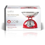 thumbnail of Nedis Küchenwaagen - Analog - Edelstahl - Abnehmbare Schale - Red