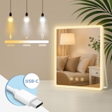 thumbnail of Miroir de courtoisie Caistor Blanc