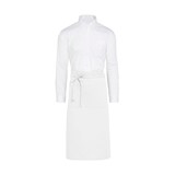 thumbnail of ROME - Medium Length Bistro Apron with Pocket: One Size / White