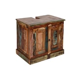 thumbnail of SIT Möbel Badkamerkast | 2 Deuren | Oud hout gelakt gekleurd | B 66 x D 43 x H 60 cm | 09104-98 | Serie RIVERBOAT