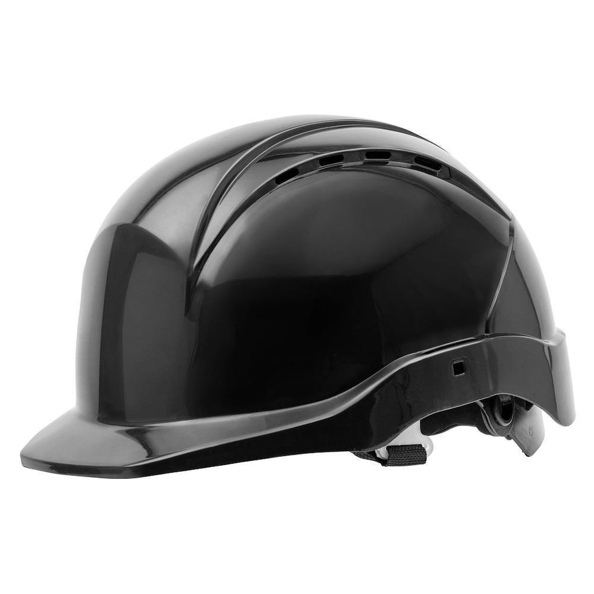 Nitras Industrieschutzhelm Head Protect | 1 Helm | Kunststoff schwarz