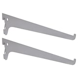 thumbnail of PRIOstahl Regalträger Regalwinkel 2 Stück (Silber,1-Reihig | 350mm) Regalsystem für Wandschienen