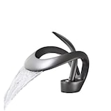 thumbnail of NAVIS | Design Waterval Kraan Badkamer Titanium Grijs Badkamer Kraan|Elegante premium roestvrijstalen voor spoelbakken|Hotelmengkraan 2 aansluitingen