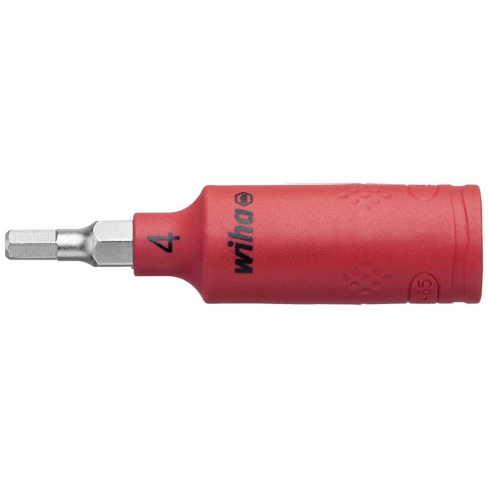 Wiha  43110 Innen-Sechskant Steckschlüsseleinsatz 4 mm    1 Stück 1/4" (6.3 mm)