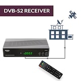 thumbnail of XORO HRS 9194 - DVB-S2 Full HD Satelliten Twin Receiver PVR Ready - 2 Aufnahmen gleichzeitig möglich Timeshift EPG USB 2.0 Mediaplayer 12V Anschluss