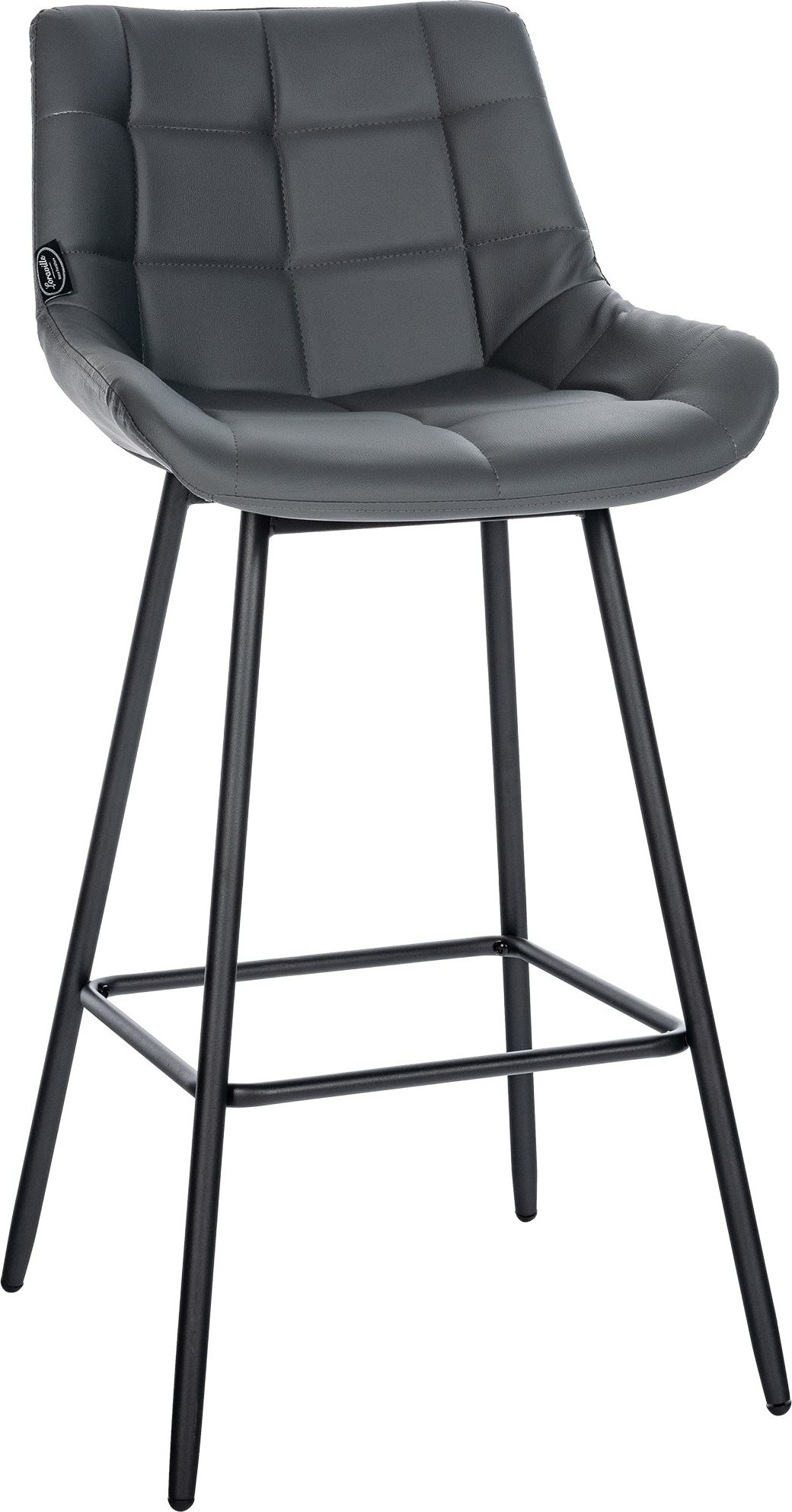Barhocker Weston grau/Kunstleder