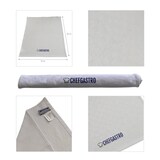 thumbnail of Kühlschrank STERLET auf Rollen | 2x Glasschiebetür + LED & Display | 780 Liter, HxBxT 210x112x59,5cm | +2/+10°C | Schwarz + CHEFGASTRO Geschirrtuch