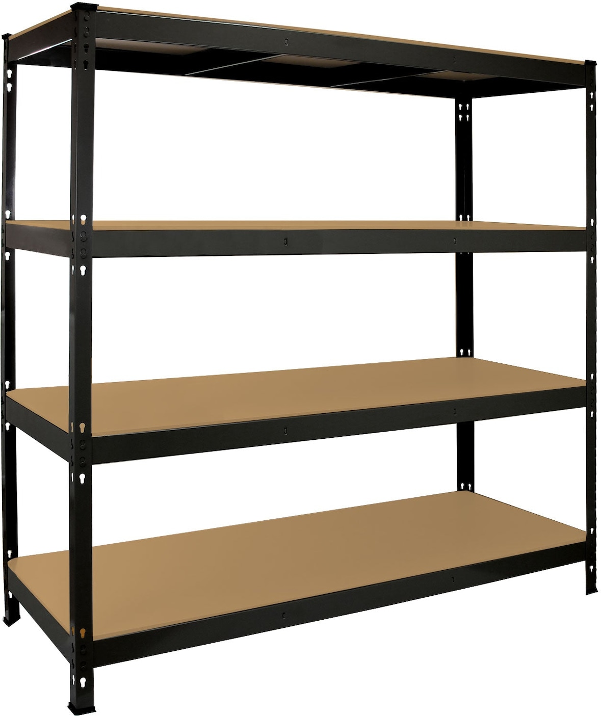 Monster Racking Q-Rax Stellingkast - 160x60x160 cm - Zwart | Makro