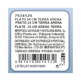 thumbnail of Ariane Terra Plato Llano Porcelana 24Cm