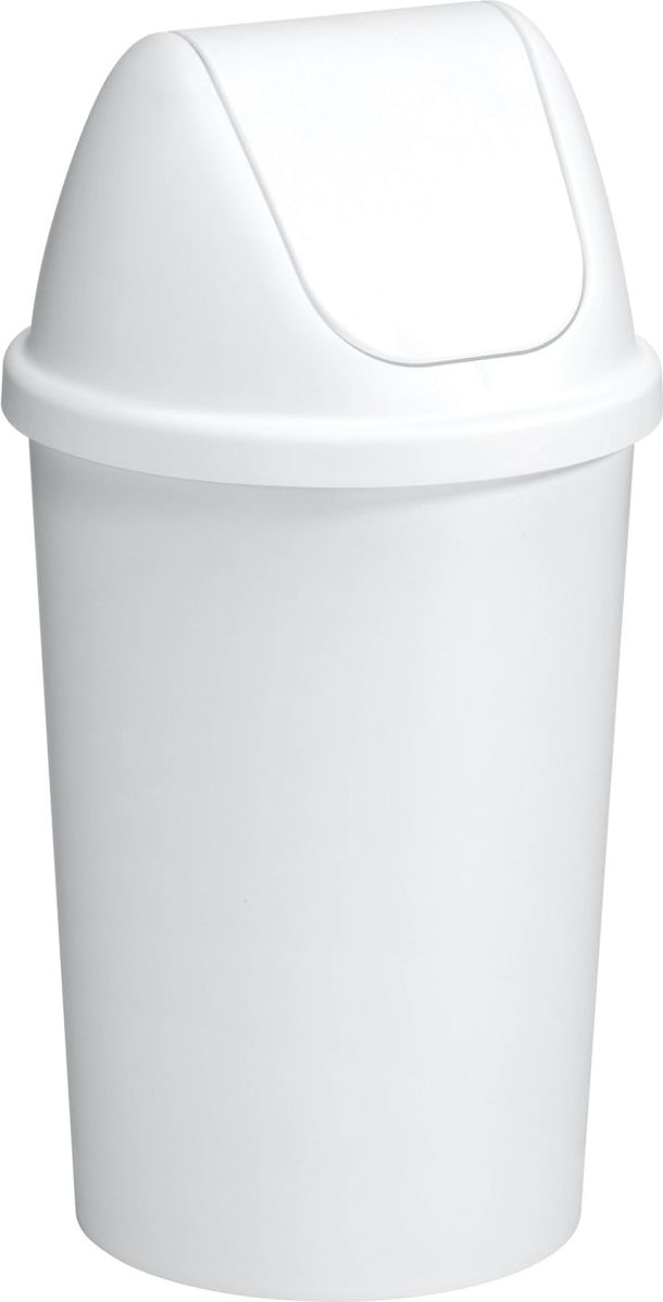Twinga Abfalleimer - 45 Liter, Kunststoff, Weiß