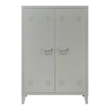 thumbnail of Helloshop26 - Armadietto da ufficio in metallo con 2 ante 110 x 75 x 33 cm grigio scuro 03_0009180