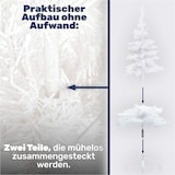 thumbnail of Weißer Weihnachtsbaum 90 cm künstlicher Tannenbaum 100 Spitzen