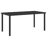 thumbnail of vidaXL 7-teiliges Garten-Esszimmer-Set mit Kissen - Schwarz, Poly-Rattan