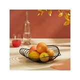 thumbnail of trinity, schwarze obstschale/obstkorb aus stahl, alessi