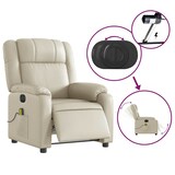 thumbnail of vidaXL Massagesessel Elektrisch Creme Kunstleder