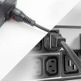 thumbnail of ACT AK5033 230V Stroomkabel C13 Lockable /C14 Zwart - 1 meter