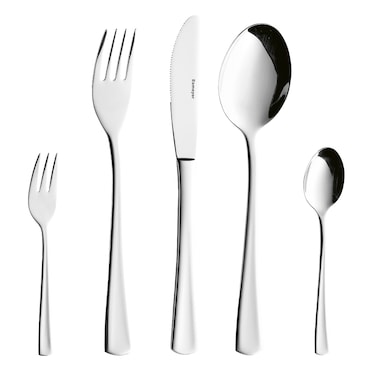 30-teiliges Besteck STOCKHOLM, aus Edelstahl 18/10, poliert. Messer aus Klingenstahl.