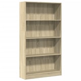 thumbnail of vidaXL Bücherregal Sonoma-Eiche 80x24x143 cm Holzwerkstoff