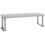 thumbnail of Helloshop26 - Keukenwerktafel met plank 120 x 60 x 120 cm roestvrij staal 02_0001919