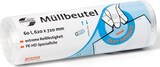thumbnail of DEISS Universal Plus Leichte Belastung Müllsäcke 60 L  Transparent HDPE (Hochdichtes Polyethylen) 6 Mikron 50 Stück