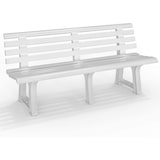 thumbnail of Banco jardín resina Orchidea 145 x 49 x 74 cm