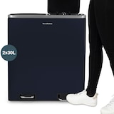 thumbnail of Les Collectors N°908 Mülleimer, Mülleimer, 2 Körbe, 30 l, Schwarz (30 l, Dunkelblau)…