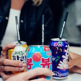 thumbnail of #IAMPLASTICFREE 300 Stück Nachhaltige Trinkhalme 2.0 8x250 mm schwarz – Strohhalme, hitzeresistent, wiederverwendbar, biologisch abbaubar