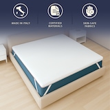 thumbnail of Topper una piazza e mezza 120 X 190 Memory Foam 9 Zone | Altezza 5 cm | Anallergico