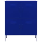 thumbnail of vidaXL Lagerschrank Marineblau 80x35x101,5 cm Stahl