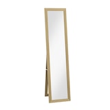 thumbnail of HOMCOM espejo de cuerpo entero 37x157 cm espejo de pie espejo de pared forma rectangular con marco de madera decorativo para salón dormitorio pasillo