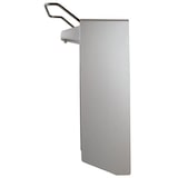 thumbnail of Body Products Wandspender 28,5 cm x 9,5 cm x 16 cm "Aluminium" 1000 ml, Kurzarmhebel + Verschlussblende