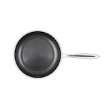 thumbnail of Morleos Bratpfanne 24 cm 2 Liter Antihaft Wabenstruktur Edelstahl Pfanne Gas Induktion Elektro kleine Pfanne Kratzfest Rostfrei Beschichtet Gastro