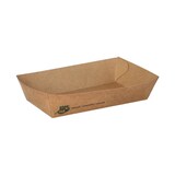 thumbnail of 6 X 80 Snacktrays, Pappe "pure" 3,5 cm x 8,5 cm x 15,5 cm braun "100% Fair" groß