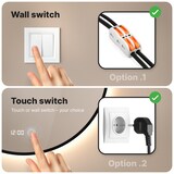 thumbnail of Mirlux Badkamerspiegel met LED Verlichting & Verwarming – Wandspiegel Rond – Anti Condens Douchespiegel - Mat Zwart - 120CM