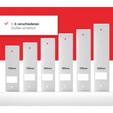 thumbnail of BAUHELD Rollladen Gurtwickler Abdeckplatte 260mm 6 Stück